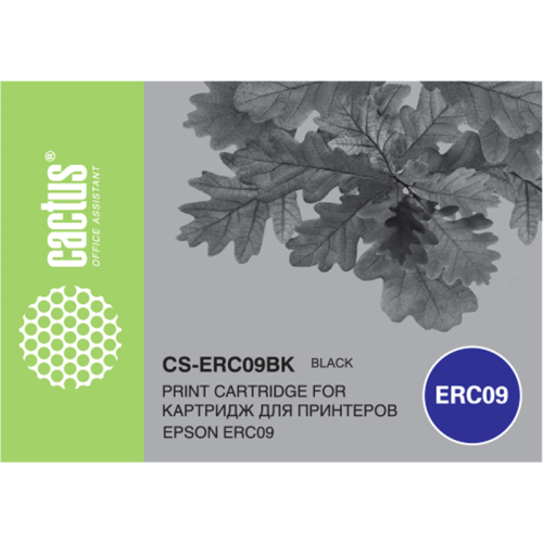 -/ Картридж матричный Cactus CS-ERC09BK черный для Epson ERC09