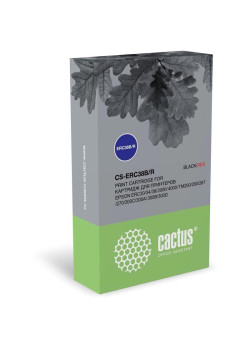 Картридж матричный Cactus CS-ERC38B/R черный/красный для Epson ERC 30/34/38, UT2000/4000