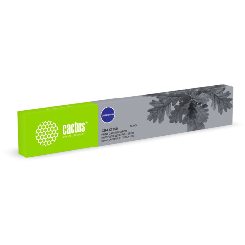 -/ Картридж матричный Cactus CS-LX1350 C13S015642BA черный для Epson LX-1350/LX-1170II/LX-1170 -/ Картридж матричный Cactus CS-LX1350 C13S015642BA черный для Epson LX-1350/LX-1170II/LX-1170