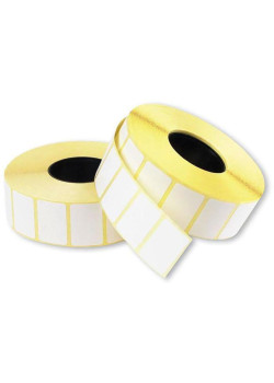 Термоэтикетки Cactus Top CS-TT30201800 сег.:30x20мм самоклей. д.вн.рул.92мм д.вт.40мм 1800шт/рул белый