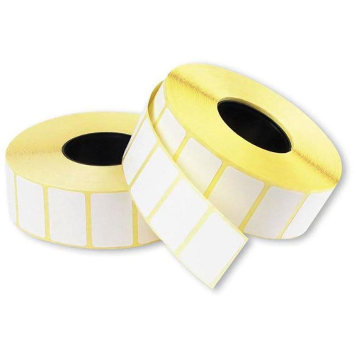 Термоэтикетки Cactus Top CS-TT30201800 сег.:30x20мм самоклей. д.вн.рул.92мм д.вт.40мм 1800шт/рул белый