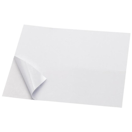 Этикетки Buro A4 210x297мм 1шт на листе/100л./белый матовое самоклей. универсальная