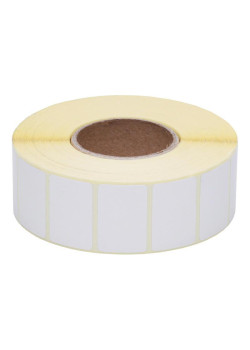 Термоэтикетки Cactus Eco CS-TE30201800 сег.:30x20мм самоклей. д.вн.рул.92мм д.вт.40мм 1800шт/рул белый