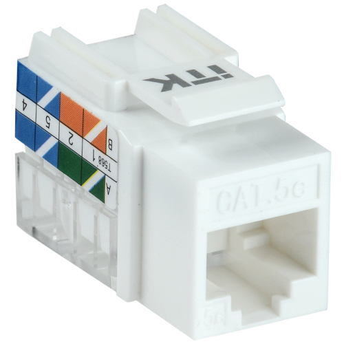 Модуль Keystone Jack кат. 5E UTP 110 IDC 90 град.