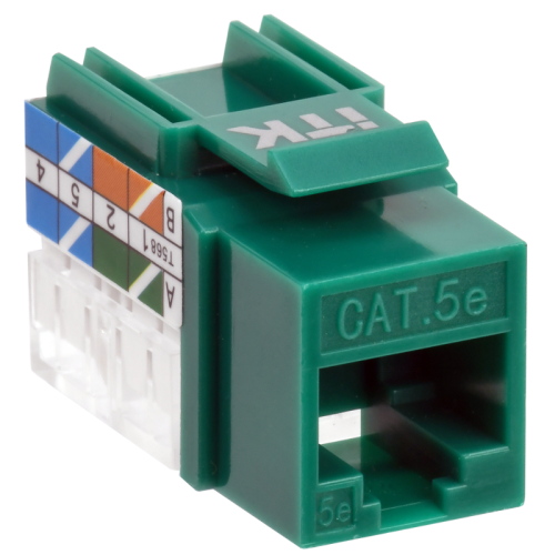 Модуль Keystone Jack кат. 5E UTP 110 IDC 90 град.