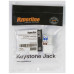 Вставка Hyperline KJ9-8P8C-C6-90-WH  Keystone Jack RJ-45 (8P8C), категория 6, белая