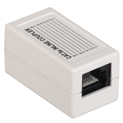 Проходной адаптер кат.5E UTP, тип RJ45-RJ45 (8P8C), белый