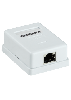 ITK Настенная инф. розетка RJ45 кат. 5E FTP 1-порт