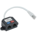 Проходной адаптер кат.5E UTP, RJ45-RJ45, тип Keystone Jack