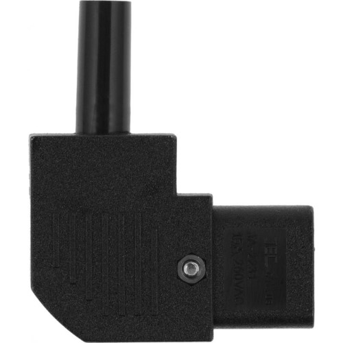 Вилка Lanmaster LAN-IEC-320-C13/90 (упак.:1шт) 1м черный