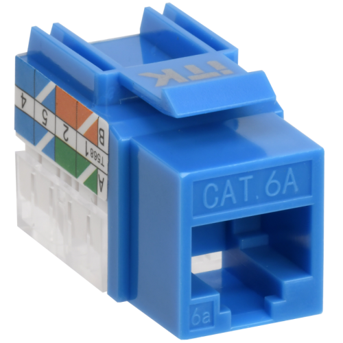 ITK Модуль Keystone Jack кат. 6A UTP 110 IDC 90 град. ITK Модуль Keystone Jack кат. 6A UTP 110 IDC 90 град.