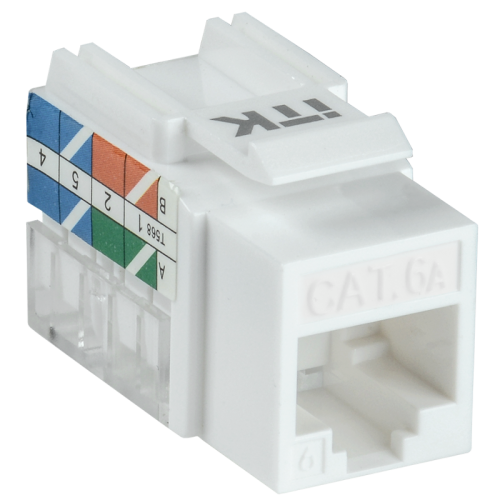 ITK Модуль Keystone Jack кат. 6A UTP 110 IDC 90 град. ITK Модуль Keystone Jack кат. 6A UTP 110 IDC 90 град.