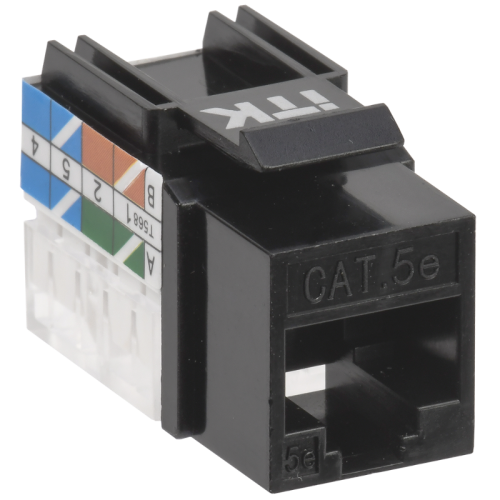 Модуль Keystone Jack кат. 5E UTP 110 IDC 90 град.