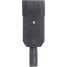 Вилка Lanmaster LAN-IEC-320-C14 IEC 60320 C14 10A 250V black