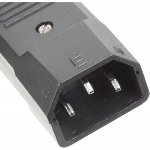 Вилка Lanmaster LAN-IEC-320-C14 IEC 60320 C14 10A 250V black