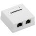 Настенная инф. розетка RJ45 кат. 5E FTP 2-порт