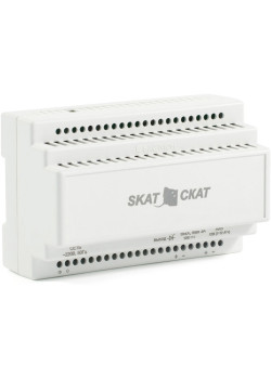 580 SKAT-12-3,0 DIN источник питания 12В 3А пластиковый корпус под DIN рейку 35 мм