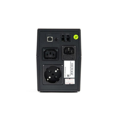 449 SKAT-UPS 600-IN-1x7 ИБП Line interactive, 220 В, 600ВА/360Вт, 1 АКБ 7Ач, вых. роз 1Schuko + 1 C13, USB, RJ11,  внутр. меандр. стабилизация напряжения, ШГВ 100х300х142, вес 4.2кг