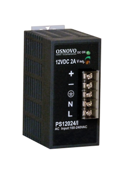 Блок питания/ OSNOVO Промышленный блок питания. DC12V, 2A (24W). Диапазон входных напряжений: AC195-265V