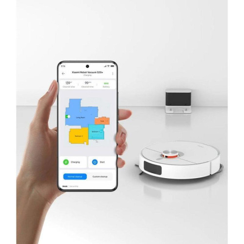 Робот-пылесос Xiaomi Robot Vacuum S20+ (белый) EU Робот-пылесос Xiaomi Robot Vacuum S20+ (белый) EU