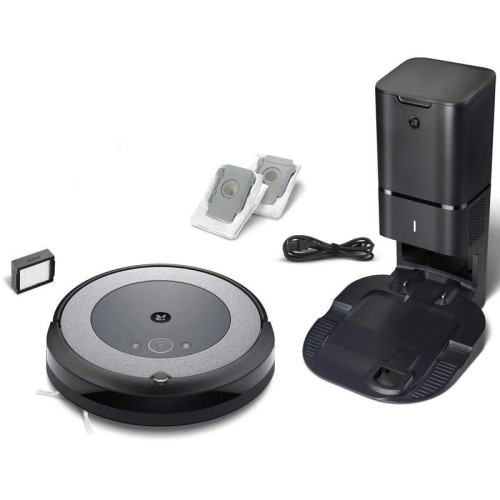 Пылесос-робот/ Пылесос-робот Irobot Roomba i3+ серый/черный Пылесос-робот/ Пылесос-робот Irobot Roomba i3+ серый/черный