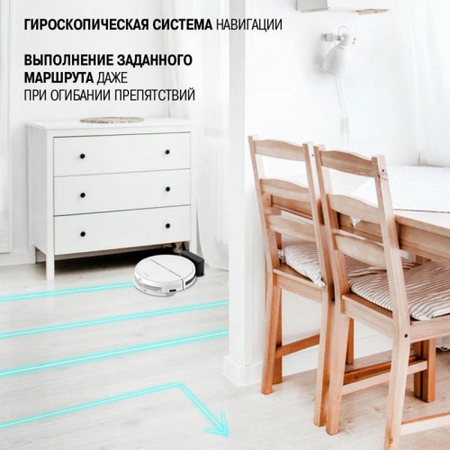 Пылесос-робот/ Пылесос-робот Vitek VT-1807 25Вт белый Пылесос-робот/ Пылесос-робот Vitek VT-1807 25Вт белый