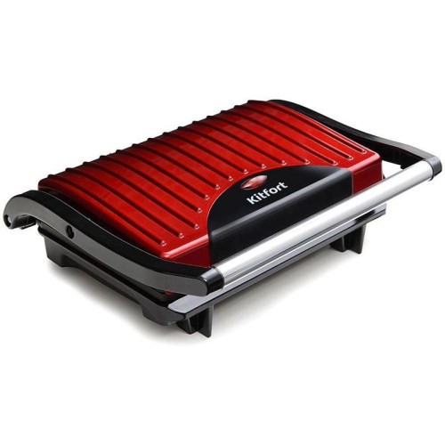 Сэндвичница Kitfort КТ-1609 Panini Maker 640Вт красный/черный