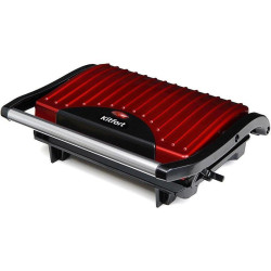 Сэндвичница Kitfort КТ-1609 Panini Maker 640Вт красный/черный