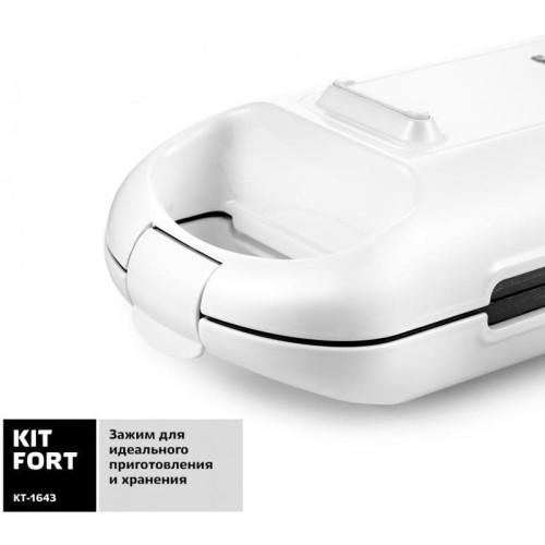 Вафельница Kitfort КТ-1643 700Вт белый Вафельница Kitfort КТ-1643 700Вт белый