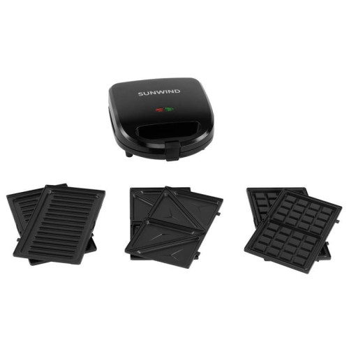 Сэндвичница SunWind SUN-SM-41 750Вт черный