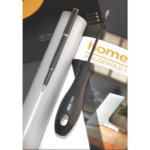 Шлицевая отвёртка Home Series Black Deli HT1106 6x150мм Эксклюзивный дизайн. Рукоятка из высококачественного софттач пластика