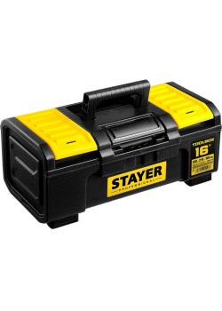 Ящик для инструментов Stayer Professional 38167-16 13л 1отд. черный/желтый