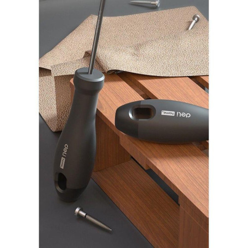 Крестовая Home Series Black HT1206 PH2x150мм Эксклюзивный дизайн, рукоятка из высококачественного софттач пластика