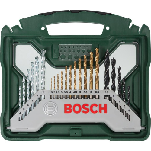 Набор принадлежностей Bosch X-Line-50 50 предметов (жесткий кейс) Набор принадлежностей Bosch X-Line-50 50 предметов (жесткий кейс)