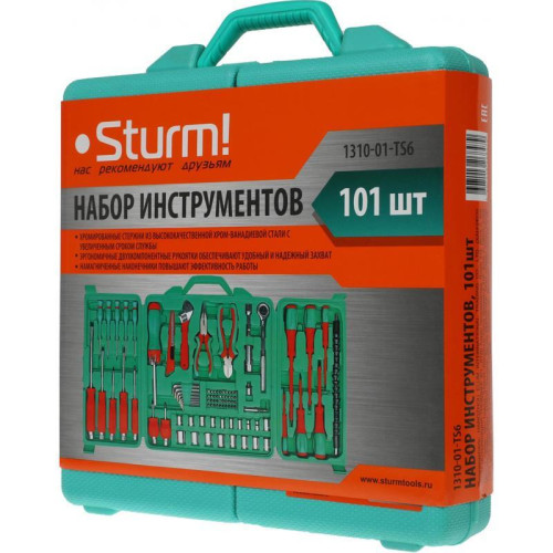 Набор инструментов Sturm! 1310-01-TS6 101 предмет диэлектр.покр. (жесткий кейс) Набор инструментов Sturm! 1310-01-TS6 101 предмет диэлектр.покр. (жесткий кейс)