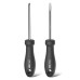 Набор отверток Home Series Black Deli HT1002 2шт SL5x100+PH1x100, эксклюзивный дизайн, рукоятка из высококачественного софттач пластика Набор отверток Home Series Black Deli HT1002 2шт SL5x100+PH1x100, эксклюзивный дизайн, рукоятка из высококачественного софттач пластика