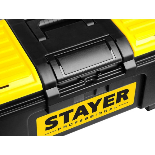 Ящик для инструментов Stayer Professional 38167-16 13л 1отд. черный/желтый
