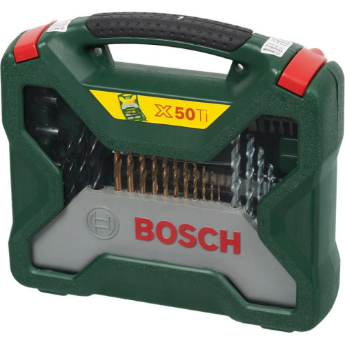 Набор принадлежностей Bosch X-Line-50 50 предметов (жесткий кейс) Набор принадлежностей Bosch X-Line-50 50 предметов (жесткий кейс)