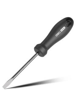 Шлицевая отвёртка Home Series Black Deli HT1106 6x150мм Эксклюзивный дизайн. Рукоятка из высококачественного софттач пластика