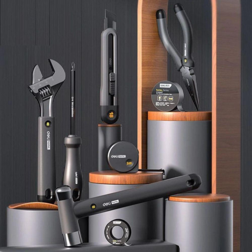 Набор ручного инструмента Home Series Black Deli HT0008 8 предметов Набор ручного инструмента Home Series Black Deli HT0008 8 предметов
