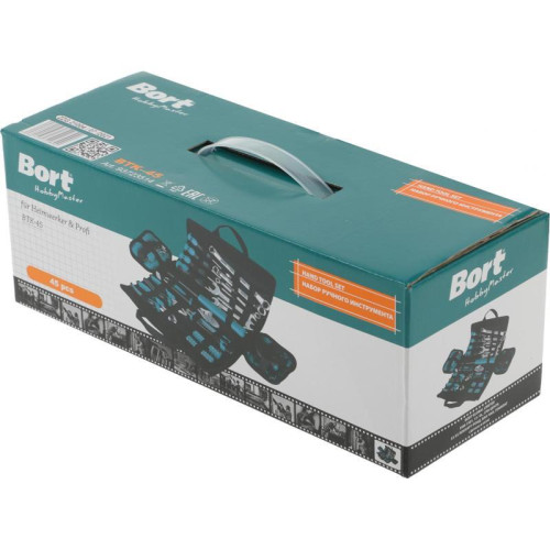 Набор инструментов Bort BTK-45 45 предметов (жесткий кейс) Набор инструментов Bort BTK-45 45 предметов (жесткий кейс)