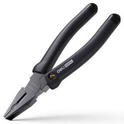 Пассатижи Deli  Home Series Black HT2007 180мм, эксклюзивный дизайн, рукоятка из высококачественного софттач пластика