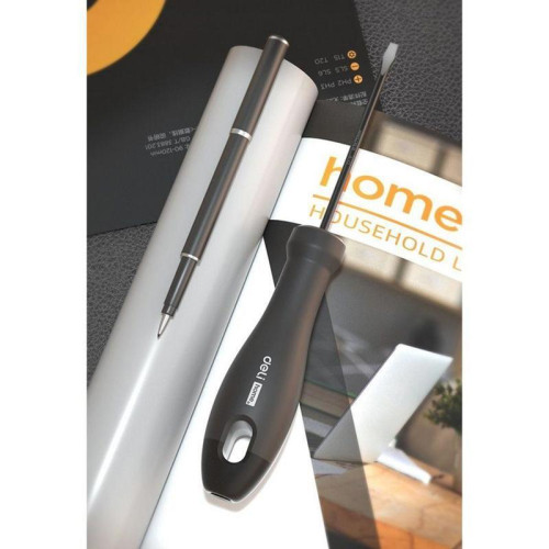 Шлицевая отвёртка Home Series Black Deli HT1105 5x100мм Эксклюзивный дизайн, рукоятка из высококачественного софттач пластик Шлицевая отвёртка Home Series Black Deli HT1105 5x100мм Эксклюзивный дизайн, рукоятка из высококачественного софттач пластик