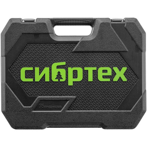 Набор инструментов Сибртех 13394 76 предметов (жесткий кейс) Набор инструментов Сибртех 13394 76 предметов (жесткий кейс)
