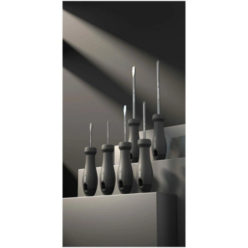 Набор отверток Home Series Black Deli HT1006 6шт SL3x75+SL5x100+SL6x150+PH0x75+PH1x100+PH2x150, эксклюзивный дизайн, рукоятка из высококачественного софттач пластика