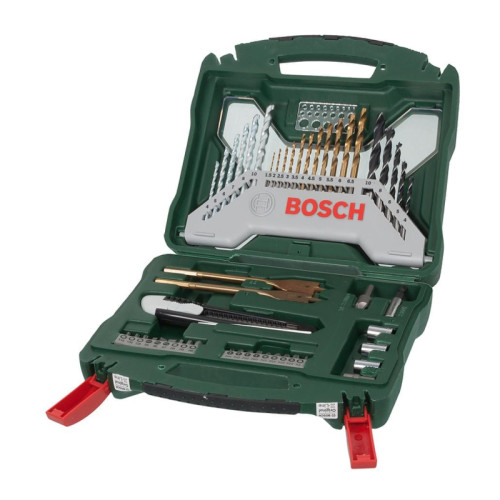Набор принадлежностей Bosch X-Line-50 50 предметов (жесткий кейс)