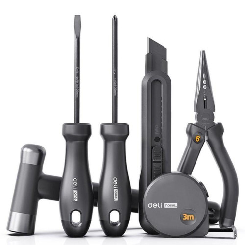 Набор ручного инструмента Home Series Black Deli HT0006 6 предметов