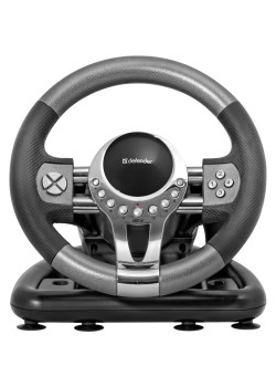 Defender Игровой руль Forsage GTR USB, 12 кнопок, рычаг передач