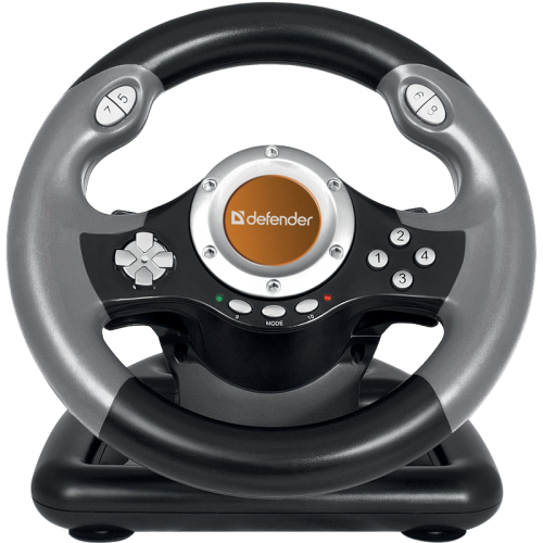 Defender Игровой руль Challenge Mini LE USB, мини, 10 кнопок