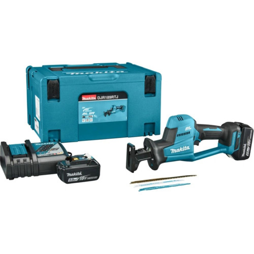 Сабельная пила Makita DJR189RTJ аккум. 3100ход/мин ДА Сабельная пила Makita DJR189RTJ аккум. 3100ход/мин ДА